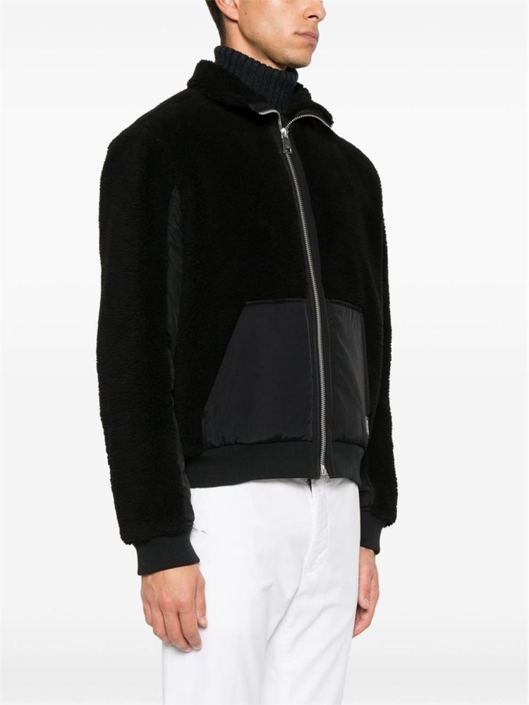 메종키츠네 FW24 MAISON KITSUNE Coats Black NM02101WM2012P199 Black