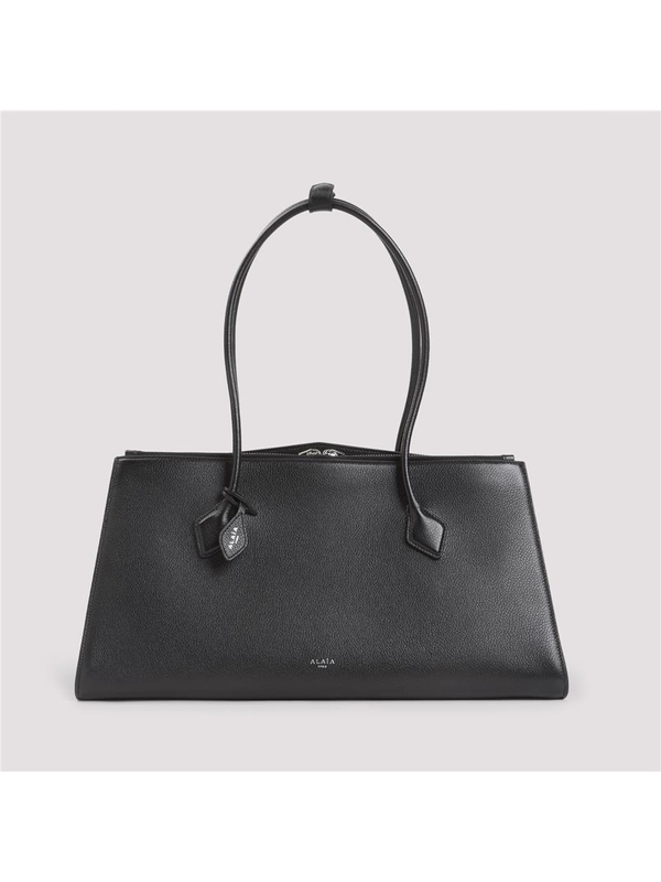 알라이아 SS25 Alaia The Dachshund Tote Bag AA1S06043CA321 Black