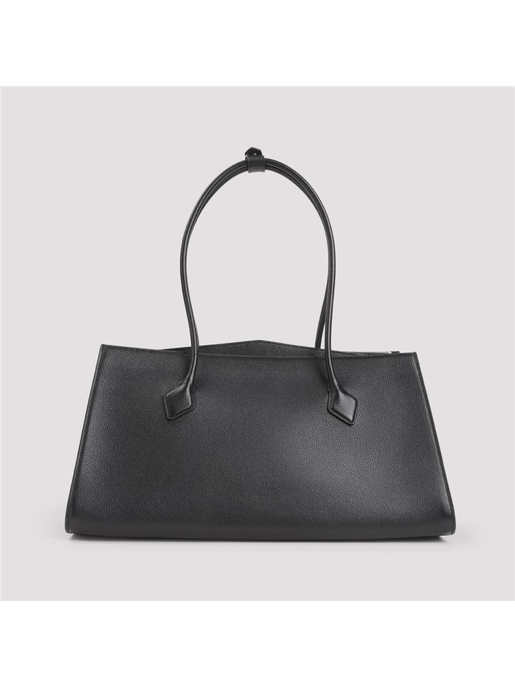 알라이아 SS25 Alaia The Dachshund Tote Bag AA1S06043CA321 Black