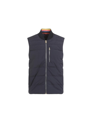 폴 스미스 SS25 Paul Smith Hybrid Down Gilet M1R402Z.P01501 Blue