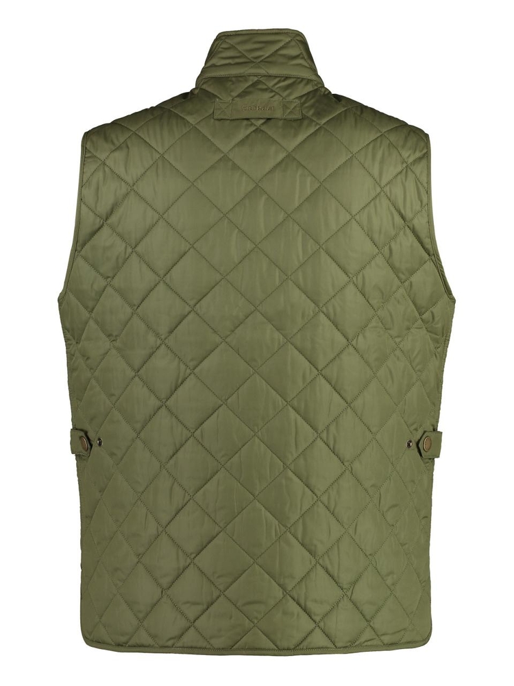 바버 SS24 Lowerdale padded bodywarmer 241MGI0245MGI_GN72 green