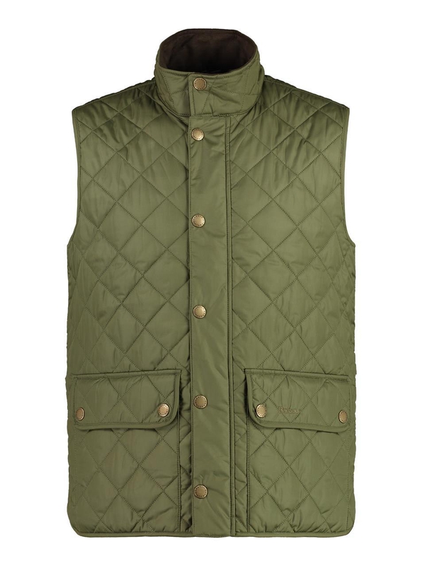 바버 SS24 Lowerdale padded bodywarmer 241MGI0245MGI_GN72 green