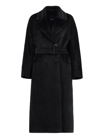 S 막스마라 FW24 Eugenio vegan fur coat EUGENIO2429016173600_004 black