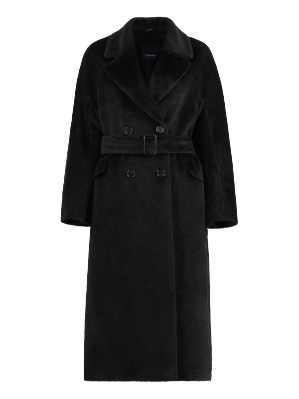 S 막스마라 FW24 Eugenio vegan fur coat EUGENIO2429016173600_004 black