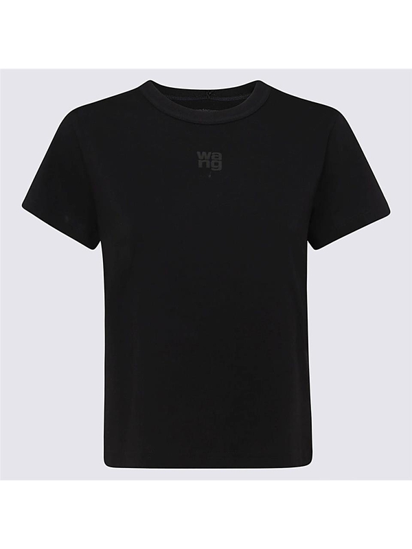 알렉산더 왕 SS25 Alexander Wang T-shirts and Polos Black 4CC3241521001 Black