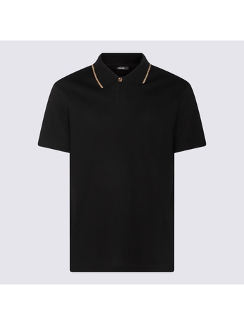 베르사체 SS25 Versace T-shirts and Polos Black 10188571A135251B000 Black