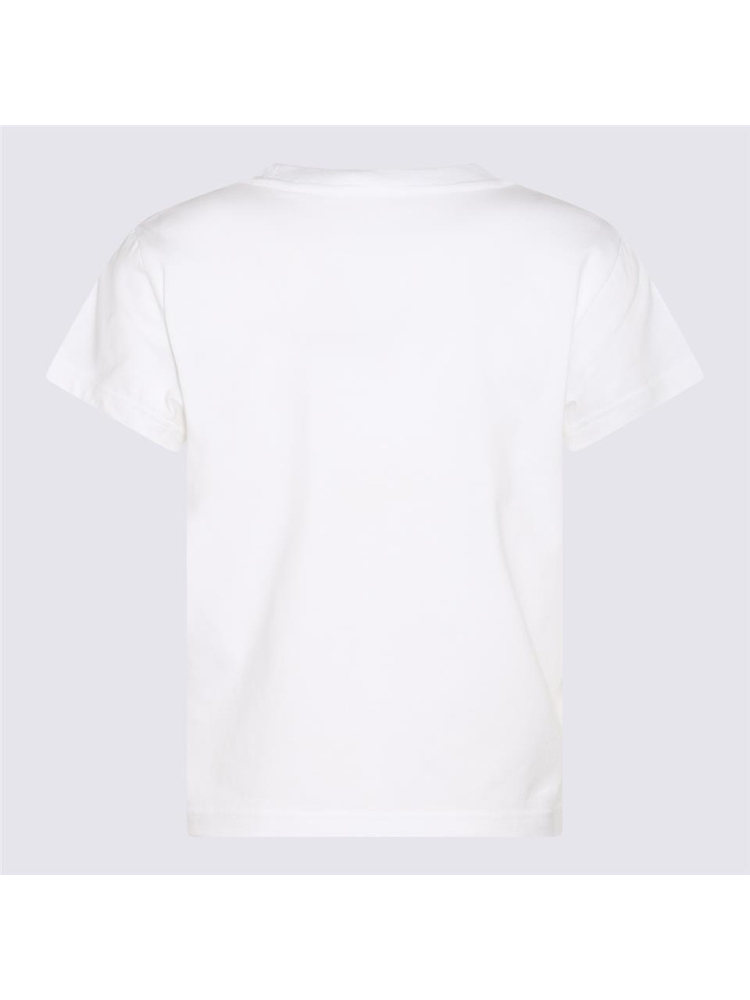 알렉산더 왕 SS25 Alexander Wang T-shirts and Polos White 4CC3241521100 White