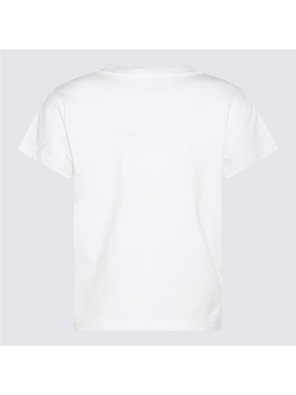 알렉산더 왕 SS25 Alexander Wang T-shirts and Polos White 4CC3241521100 White