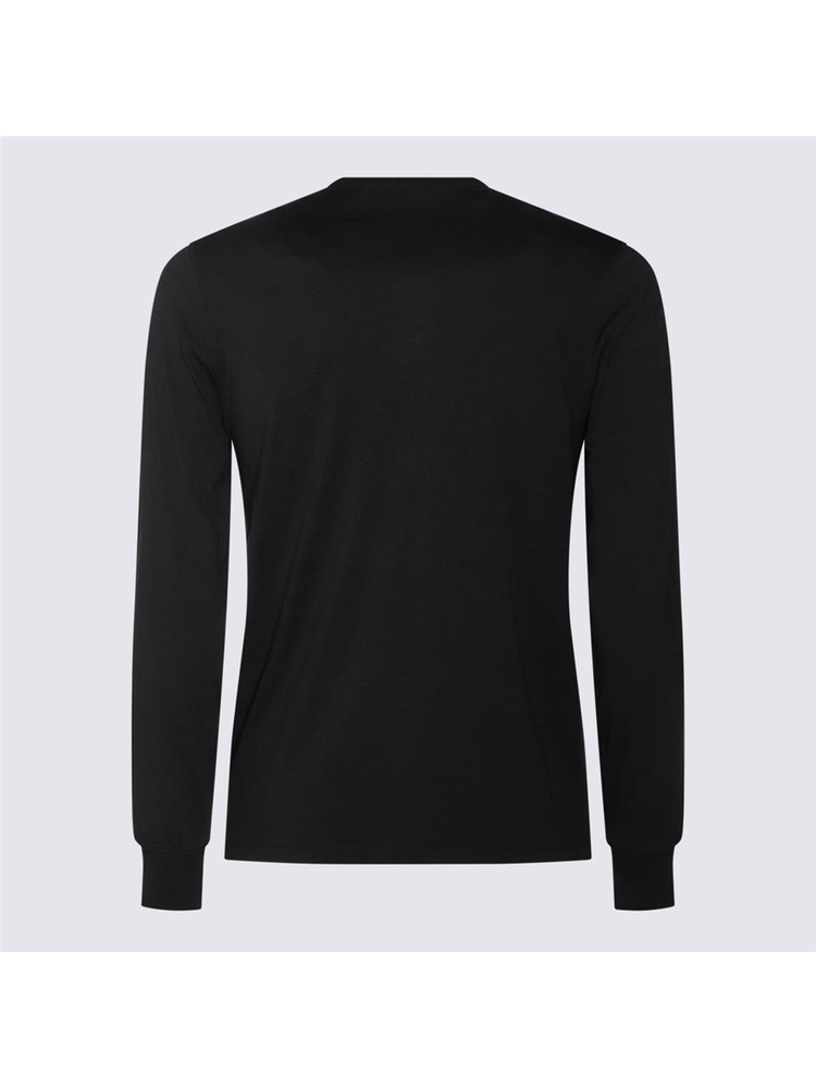 톰 포드 SS25 Tom Ford T-shirts and Polos Black JHL005JMT002S23LB999 Black