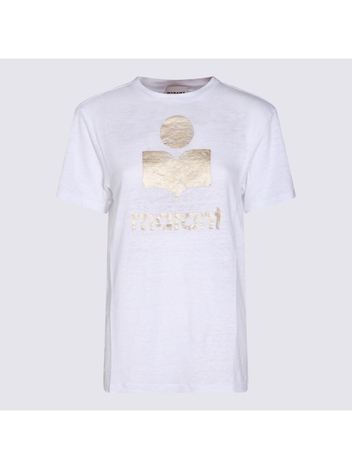 이자벨마랑 에뚜왈 SS25 MARANT ETOILE T-shirts and Polos White 24PTS0001FBA1N10EWHLG White