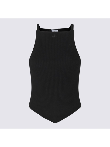 꾸레쥬 SS25 Courreges Top Black VESMTO042FI00019999 Black