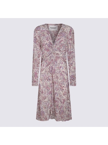 이자벨마랑 에뚜왈 SS25 MARANT ETOILE Dresses 25PRO0726FAC1J02EECPE ECRU/PURPLE