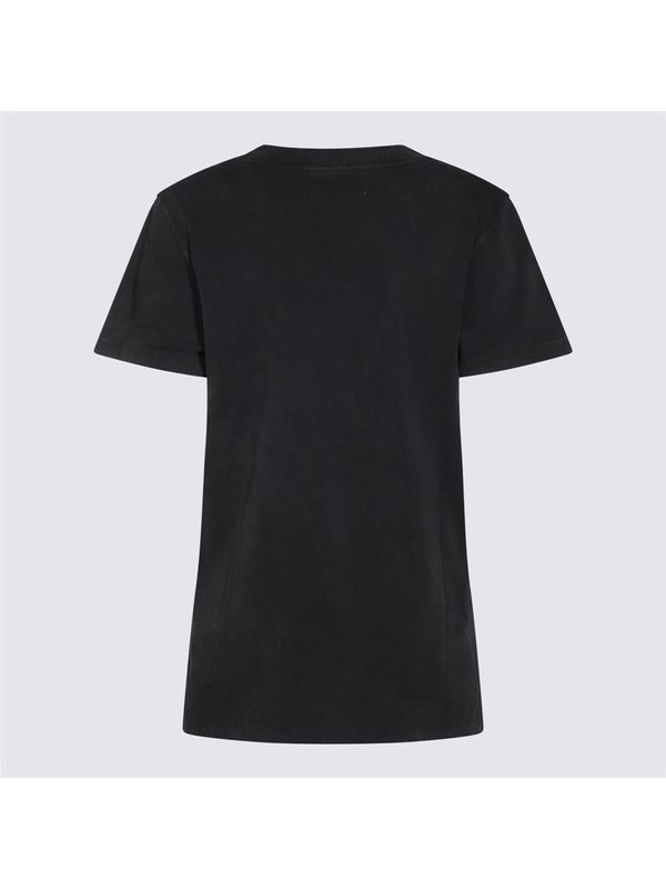 이자벨마랑 에뚜왈 SS25 MARANT ETOILE T-shirts and Polos Black 25PTS0147FAC1N07E02FK Black