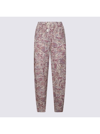 이자벨마랑 에뚜왈 SS25 MARANT ETOILE Trousers 25PPA0506FAC1J02EECPE ECRU/PURPLE