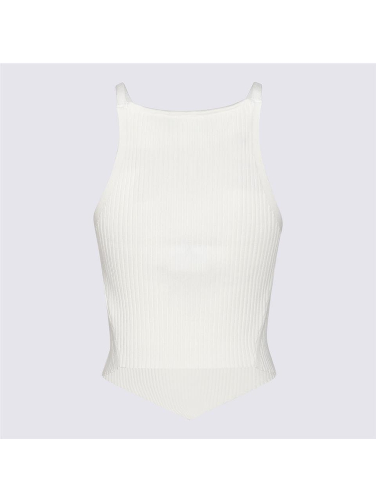 꾸레쥬 SS25 Courreges Top White VESMTO042FI00010001 White