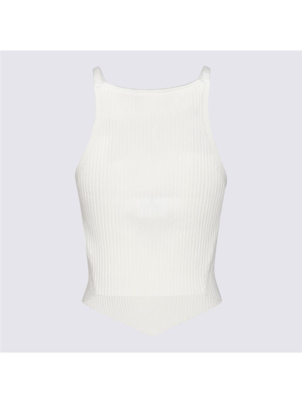 꾸레쥬 SS25 Courreges Top White VESMTO042FI00010001 White