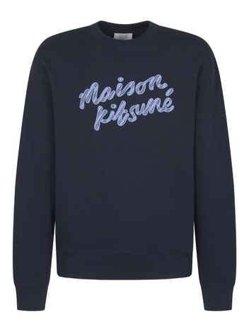 메종키츠네 FW24 MAISON KITSUNE Sweaters Blue NM00310KM0307P480 Blue