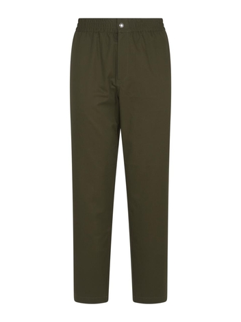 메종키츠네 FW24 MAISON KITSUNE Trousers MM01119WW0122P384 Military green