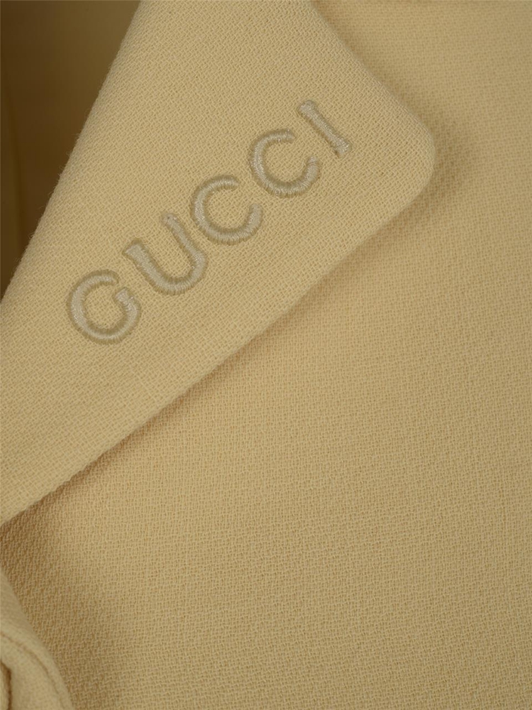 구찌 FW24 Gucci Jackets 793775Z7AA29048 GRANNY CREAM