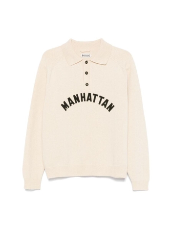 보디 FW24 Sweater Bode MRF24KT008  CREAM One Color