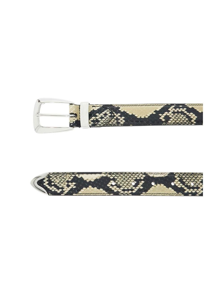 케이트 SS25 python-printed benny belt 10012 803 NATURAL