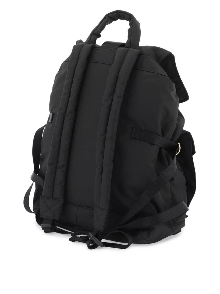 가니 SS25 nylon backpack for everyday A4755 BLACK