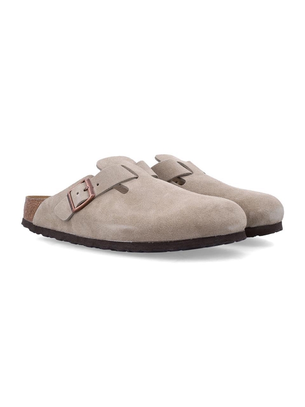 버켄스탁 SS25 Birkenstock Boston suede sandals Beige 060463TAUPE Beige