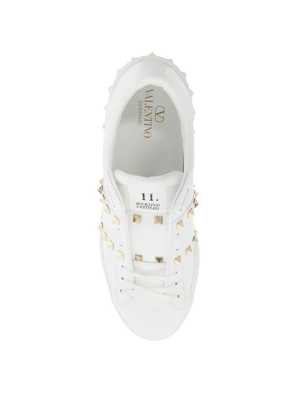 발렌티노 가라바니 SS25 open rockstud untitled sneakers 6Y2S0931BHS BIANCO/BIANCO