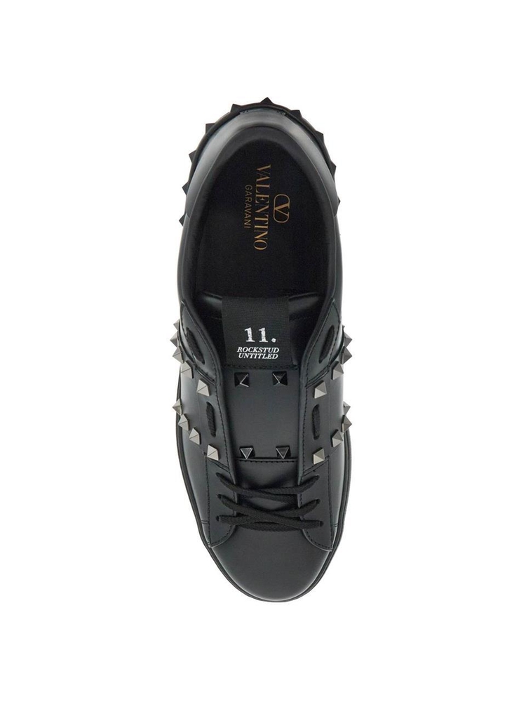 발렌티노 가라바니 SS25 open rockstud untitled sneakers 6Y2S0931BXE NERO/NERO