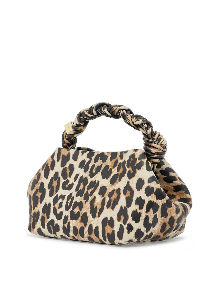 가니 SS25 bou handbag A6494 LEOPARD