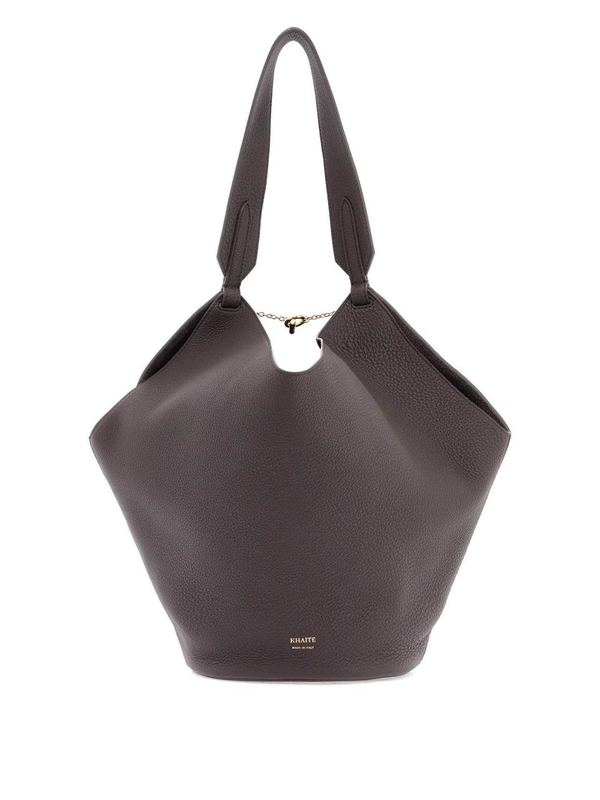 케이트 SS25 small lotus tote bag H2043 914 DARK BROWN