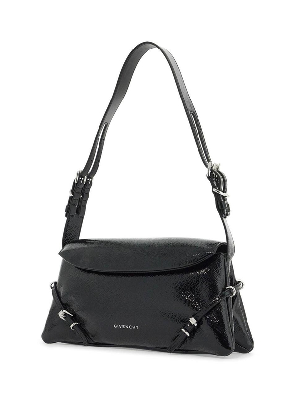 지방시 FW24 ptit voyou shoulder bag in patent BB5104B25Y BLACK