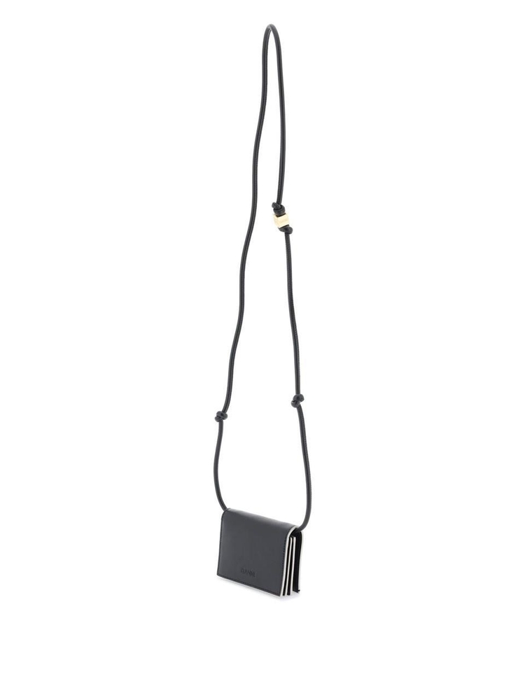 가니 SS25 quet\n\nbouquet shoulder bag A5396 BLACK