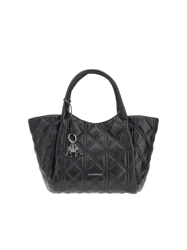 엠포리오 아르마니 FW24 EMPORIO ARMANI LEATHER BAG Colore unico Y3D277YWL2E80001-80001 Black