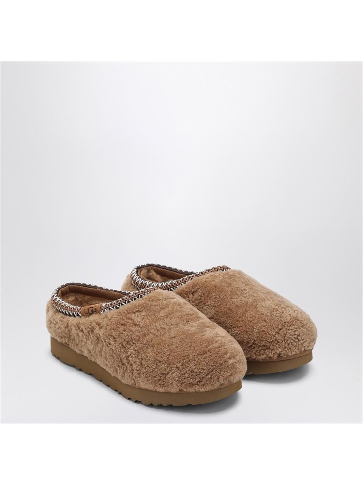 어그 FW24 UGG Tasman Maxi Curly chestnut-coloured slipper 1158356EF Brown