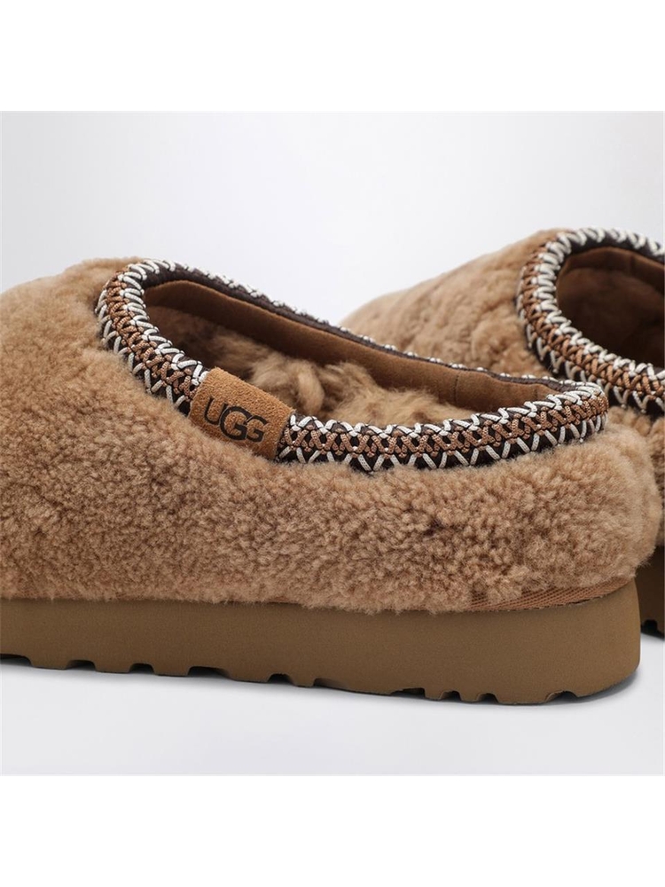 어그 FW24 UGG Tasman Maxi Curly chestnut-coloured slipper 1158356EF Brown