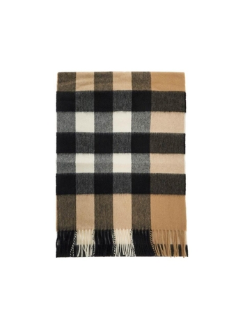 버버리 SS25 cashmere tartan scarf 8077890 ARCHIVE BEIGE