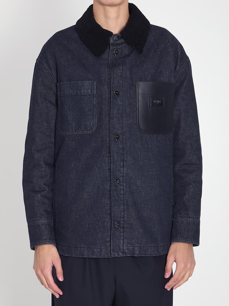 펜디 FW24 Denim jacket FW1363_ATK7_FOQA1 BLACK