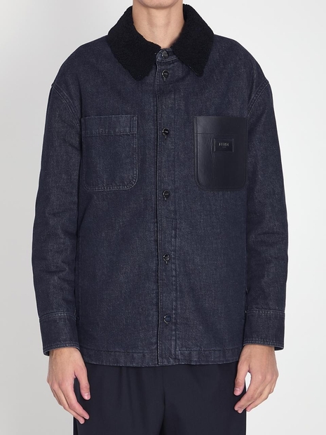 펜디 FW24 Denim jacket FW1363_ATK7_FOQA1 BLACK