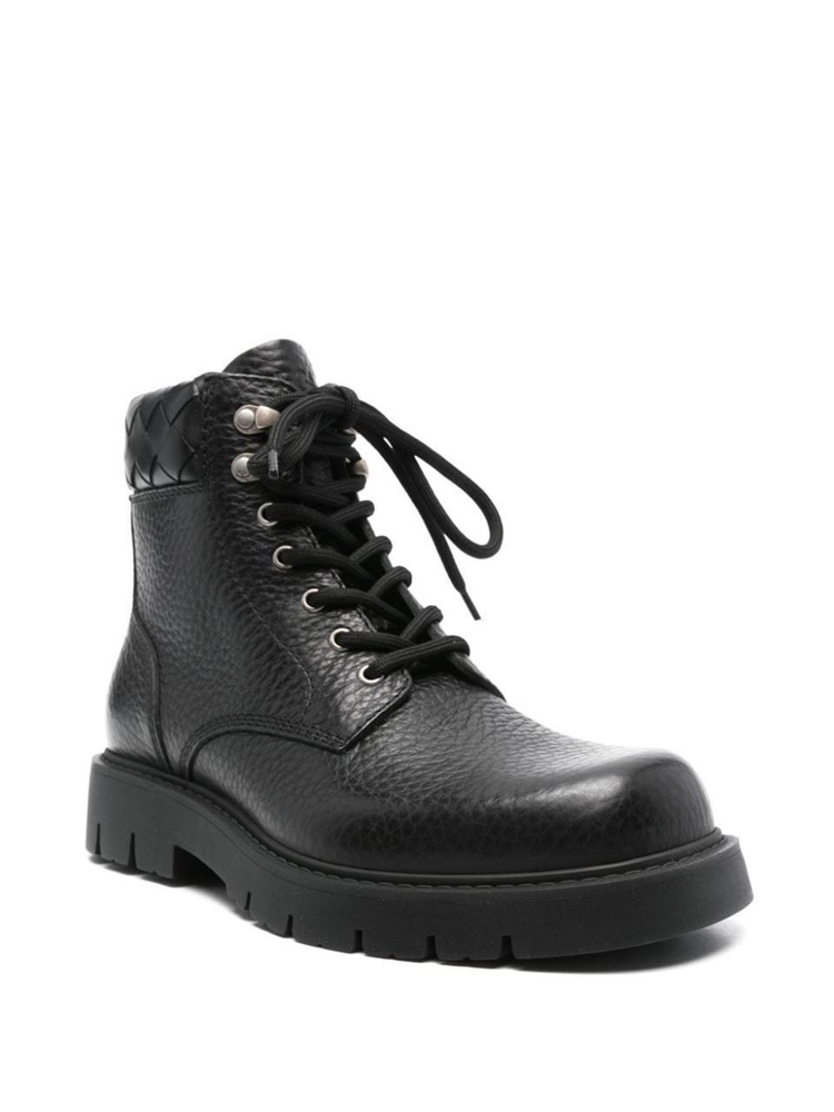 보테가베네타 FW24 Stivaletto Haddock in pelle 796451V4EP01001 Black  