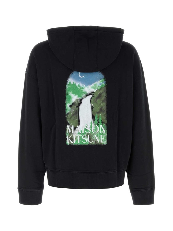 메종키츠네 FW24 MAISON KITSUNE SWEATSHIRTS NM00705KM0001 P199 Black