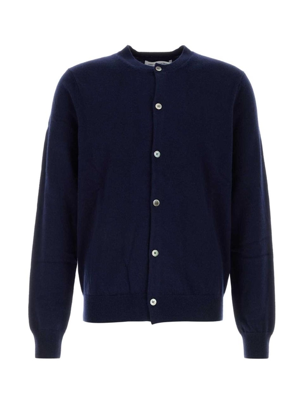 꼼데가르송 FW24 COMME DES GARCONS SHIRT MAGLIERIA FZN106PER 2NAVY Blue