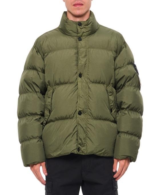 [해외배송] 24FW 스톤 아일랜드 가먼트 다이 크링클 Reps R NY 다운 자켓 811540123V0059 Green