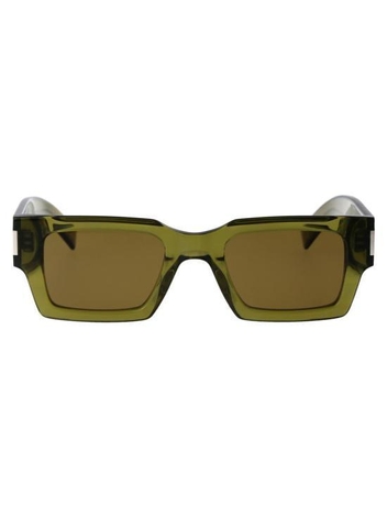 [해외배송] 24FW 생로랑 선글라스 SL 572 005 GREEN GREEN BROWN