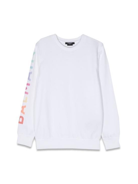 [해외배송] 23SS  키즈  발망 풀오버 BS4P00K Z0001100 WHITE