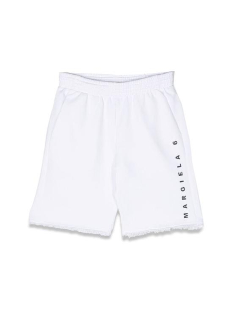 [해외배송] 23SS  키즈  MM6 메종마르지엘라 쇼츠 버뮤다 M60316K MM007M6100 WHITE