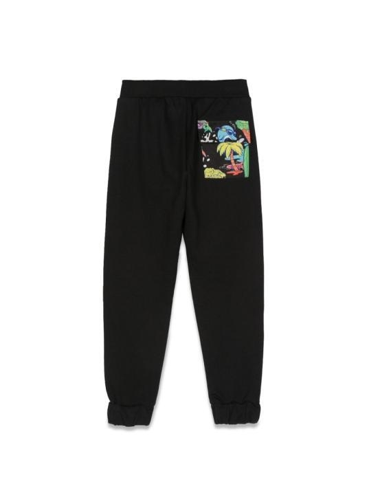 [해외배송] 23SS  키즈  베르사체 스트레이트 팬츠 1007794K 1A055542B070 BLACK