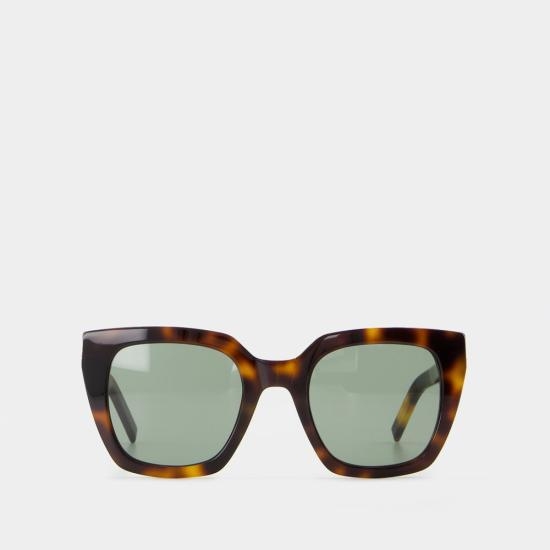 [해외배송] 25SS 생로랑 선글라스 SL M143 003 HAVANA HAVANA GREEN brown