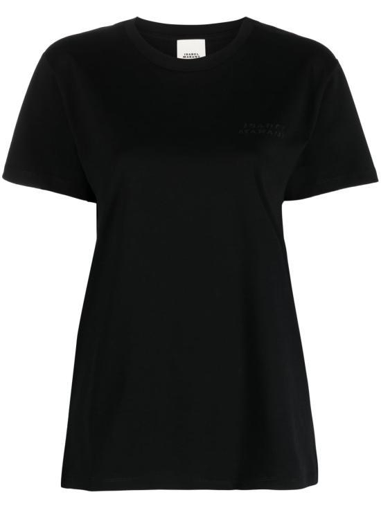 [해외배송] 25SS 이자벨마랑 반팔 티셔츠 TS0103FA A2N44I01BK BLACK