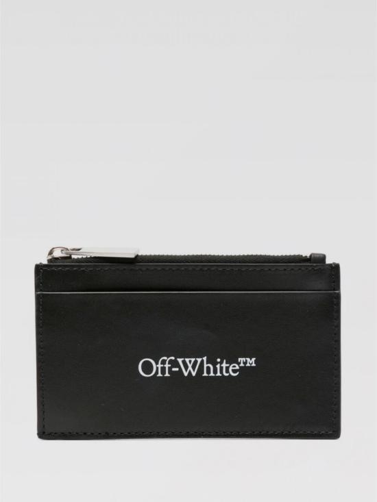 [해외배송] 24FW 오프화이트 남성지갑 OMND095F24LEA0011001 Black